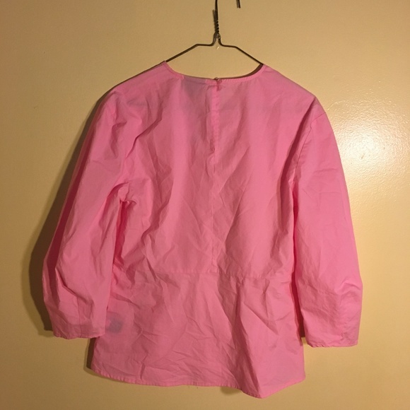 Mossimo Women's long balloon sleeve poplin top - Picture 3 of 3